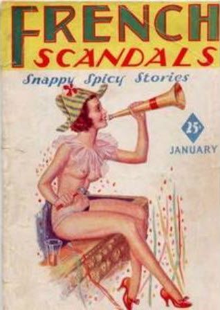 SCREEN SCANDALS magazine side cover January 1937
