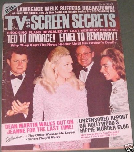 SCREEN SECRETS (70s) magazine side cover March 1970