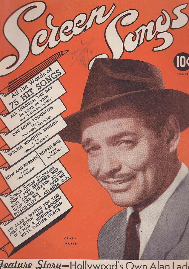 SCREEN SONGS magazine side cover  Vol 1 # 5 May 1946
