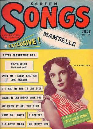 SCREEN SONGS magazine side cover  Vol 2 # 7 July 1947