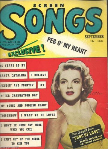 SCREEN SONGS magazine cover  Vol 2 # 9 September 1947