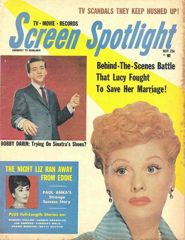 SCREEN SPOTLIGHT magazine cover  Vol 1 # 1 May 1960