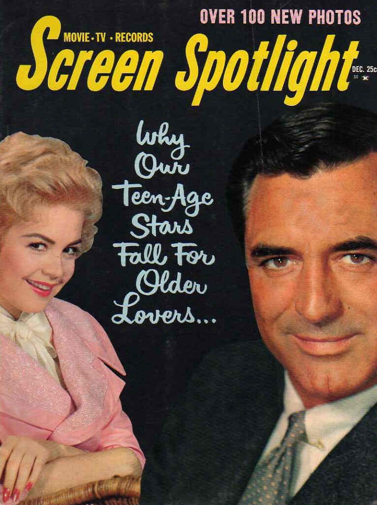 SCREEN SPOTLIGHT magazine cover  Vol 1 # 4 December 1960
