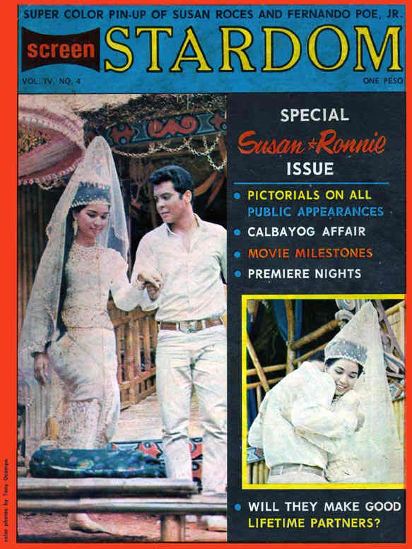 SCREEN STARDOM magazine cover  Vol 4 #4  1966