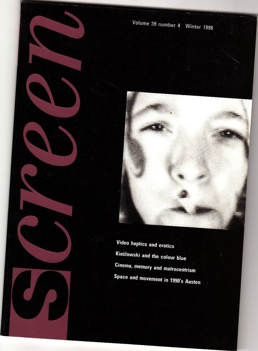 SCREEN (UK) magazine side cover  Vol 39 # 4 Winter 1998