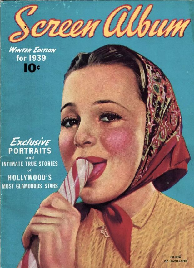 SCREEN ALBUM magazine side cover Winter 1939