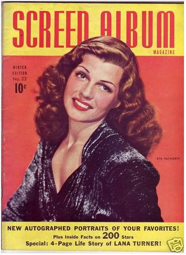 SCREEN ALBUM magazine side cover Issue 22 Winter 1942