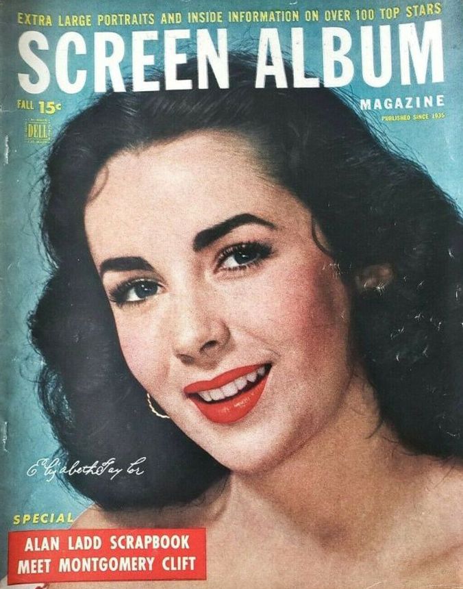 SCREEN ALBUM magazine side cover Issue 48 Fall 1949