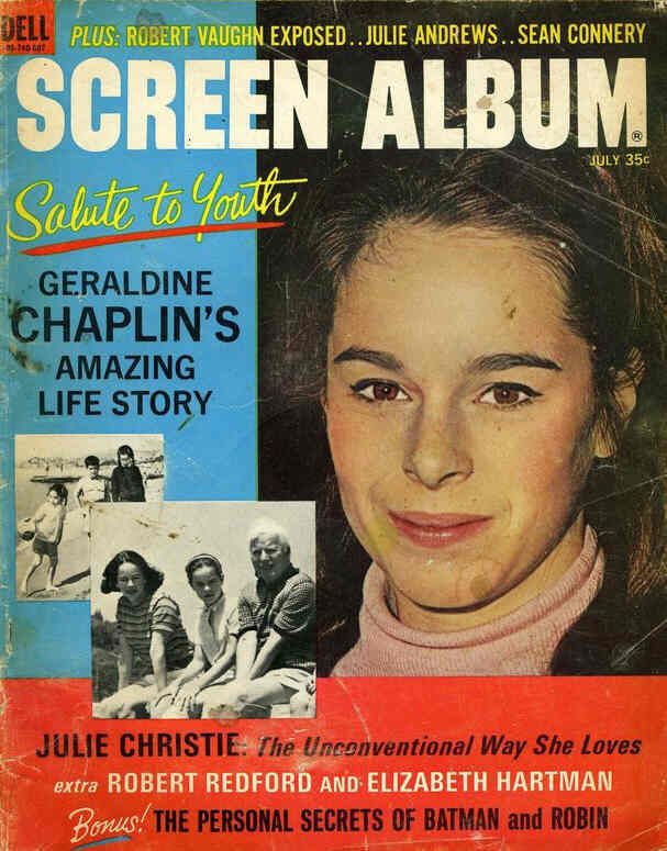 SCREEN ALBUM magazine side cover Issue 115 July/August/September 1966