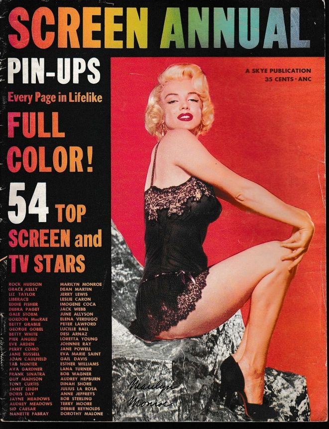 SCREEN ANNUAL (1950 SKYE) magazine cover   1955