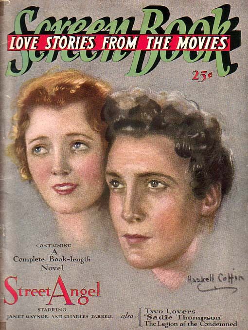 SCREEN BOOK magazine cover Issue 1 July 1928