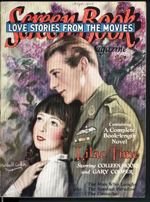 SCREEN BOOK magazine cover Issue 2 September 1928