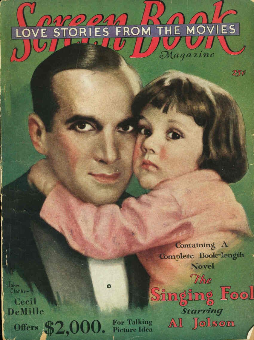 SCREEN BOOK magazine cover December 1928