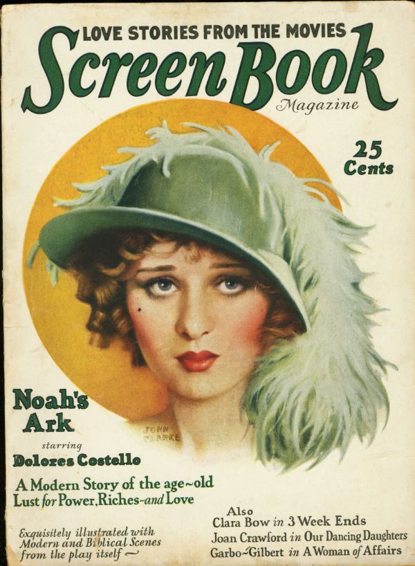 SCREEN BOOK magazine cover March 1929