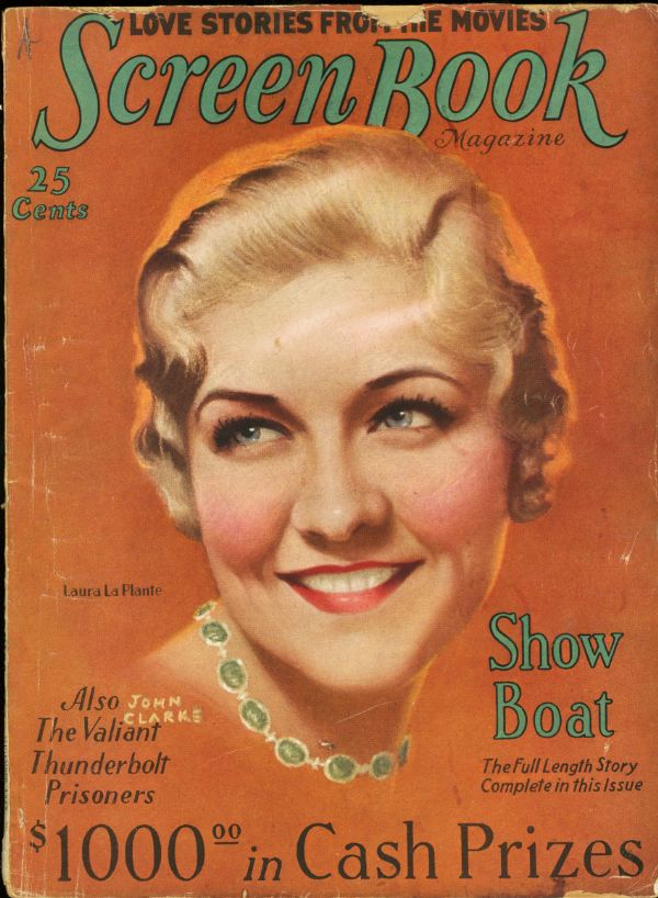 SCREEN BOOK magazine cover September 1929