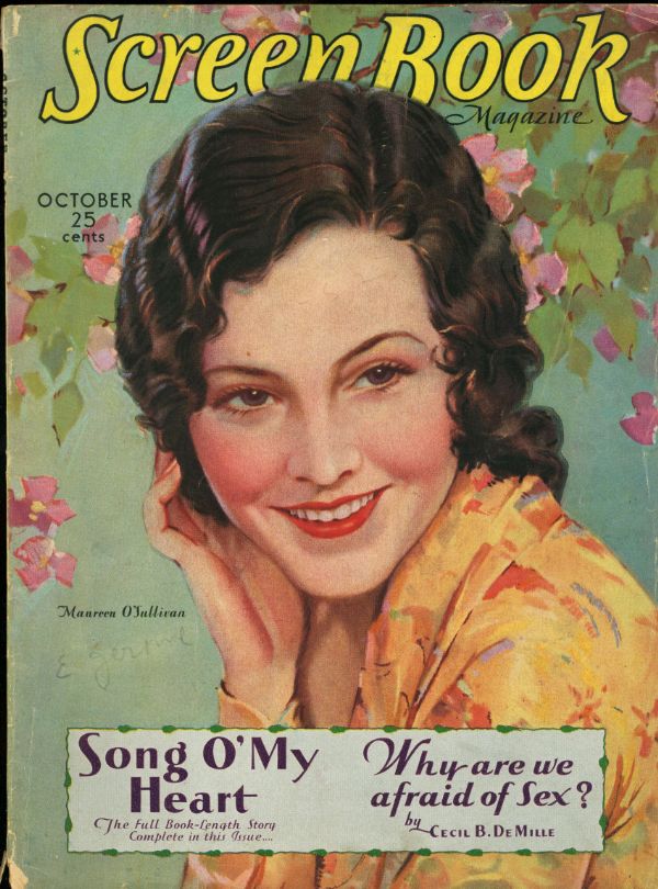 SCREEN BOOK magazine cover October 1930