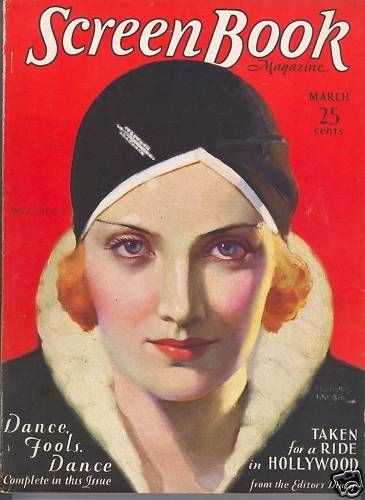 SCREEN BOOK magazine side cover March 1931