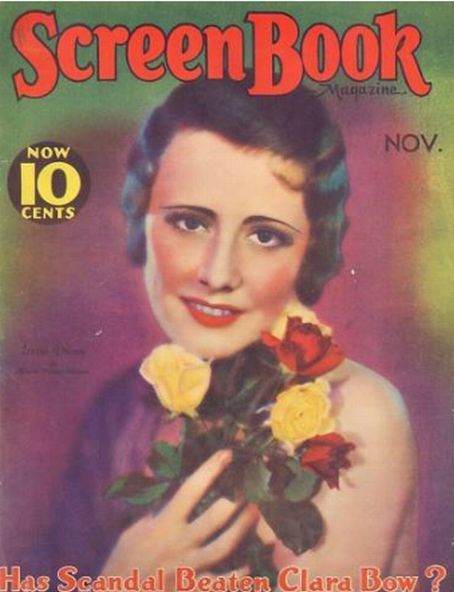 SCREEN BOOK magazine cover November 1931