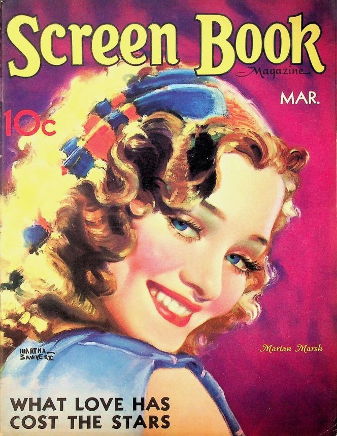 SCREEN BOOK magazine cover March 1932