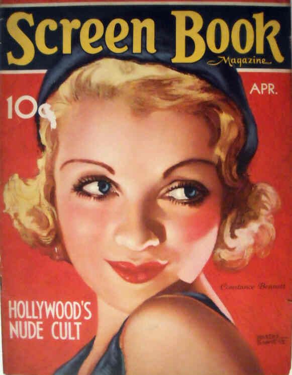 SCREEN BOOK magazine cover April 1932
