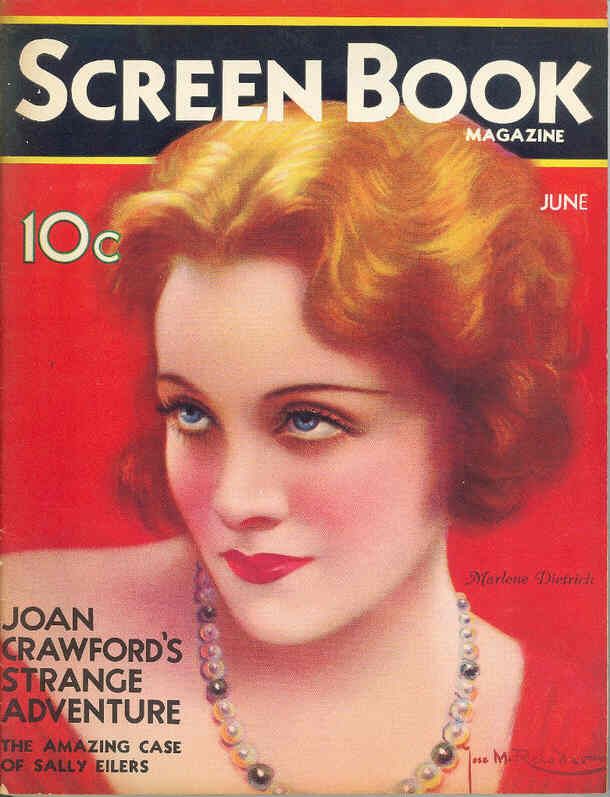 SCREEN BOOK magazine cover June 1932