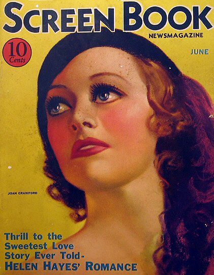 SCREEN BOOK magazine cover June 1933