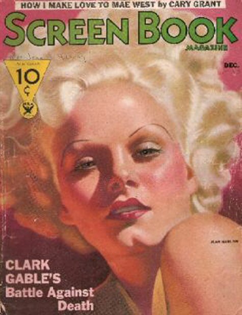 SCREEN BOOK magazine cover December 1933