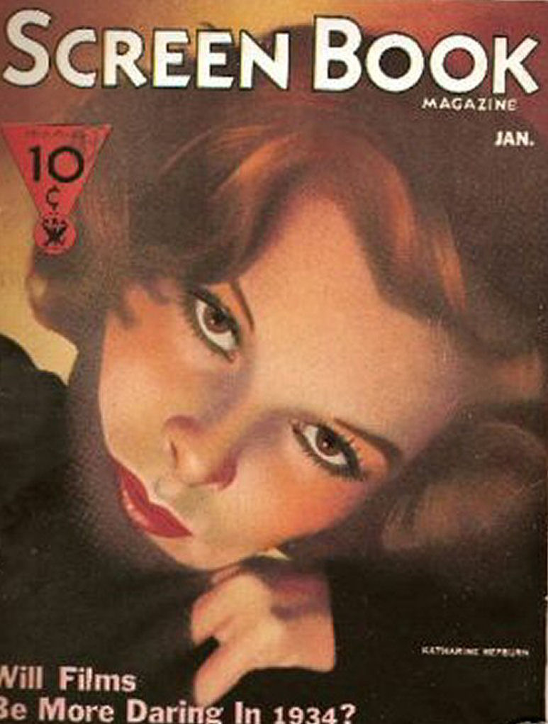 SCREEN BOOK magazine cover January 1934