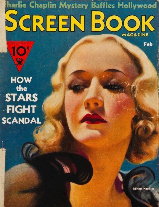 SCREEN BOOK magazine cover February 1934