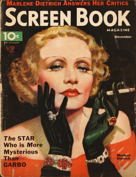 SCREEN BOOK magazine cover December 1934