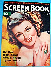 SCREEN BOOK magazine cover April 1935
