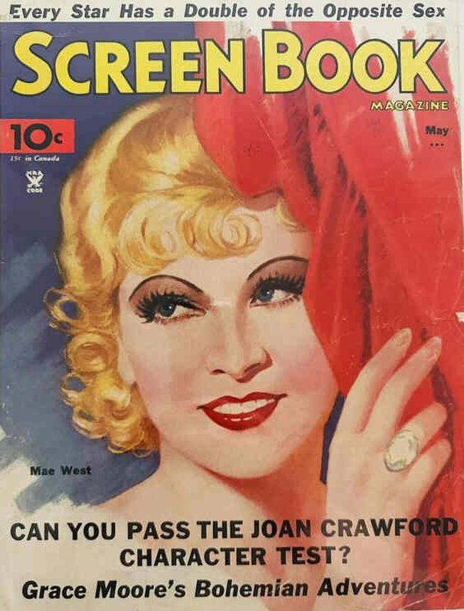 SCREEN BOOK magazine cover May 1935