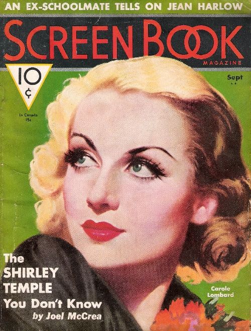 SCREEN BOOK magazine cover September 1935