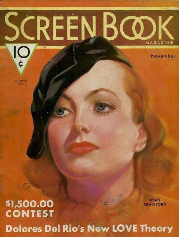 SCREEN BOOK magazine cover November 1935