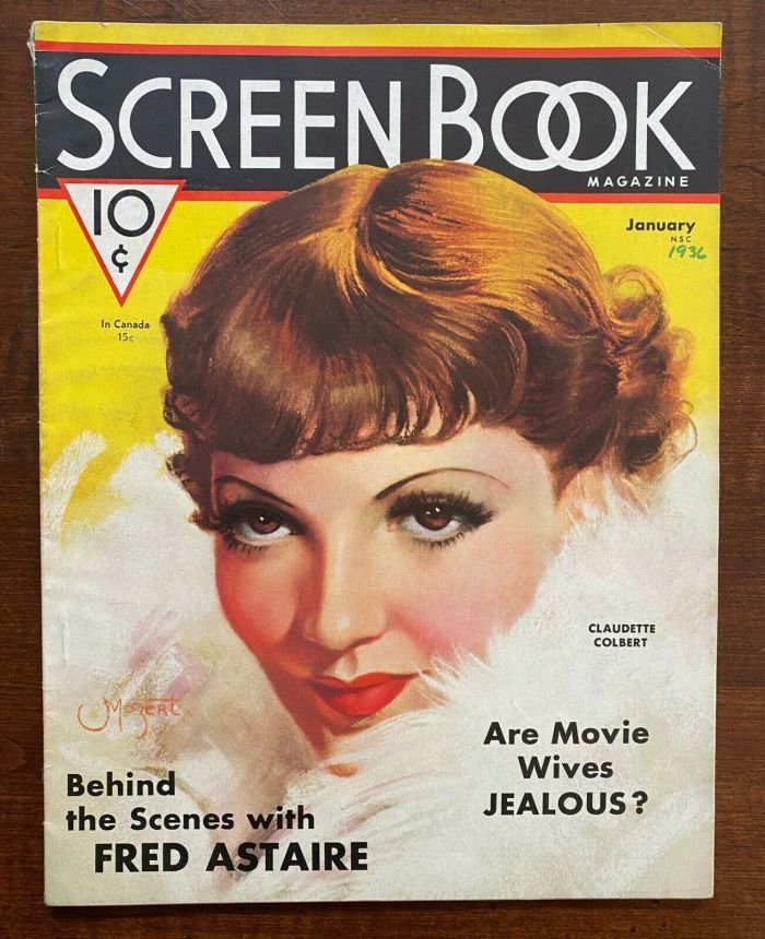 SCREEN BOOK magazine cover January 1936