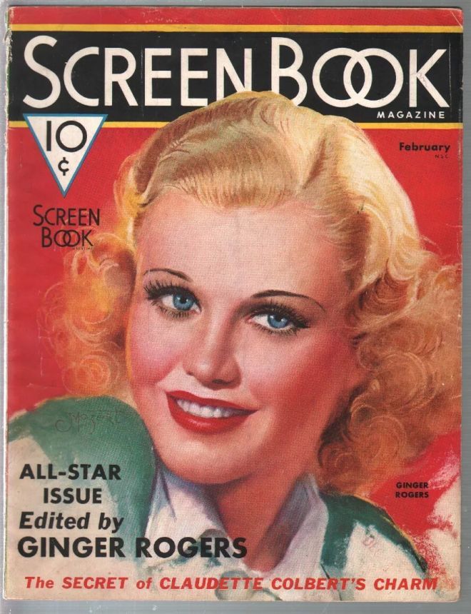SCREEN BOOK magazine cover February 1936