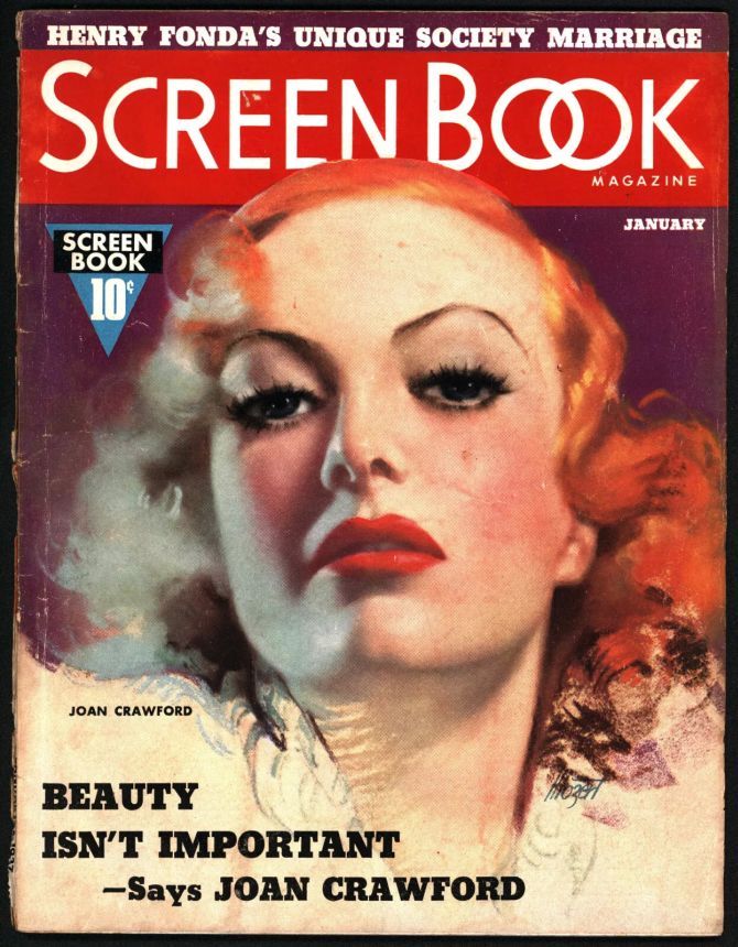 SCREEN BOOK magazine cover January 1937