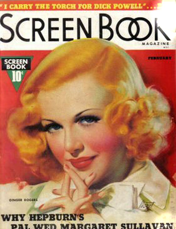 SCREEN BOOK magazine cover February 1937