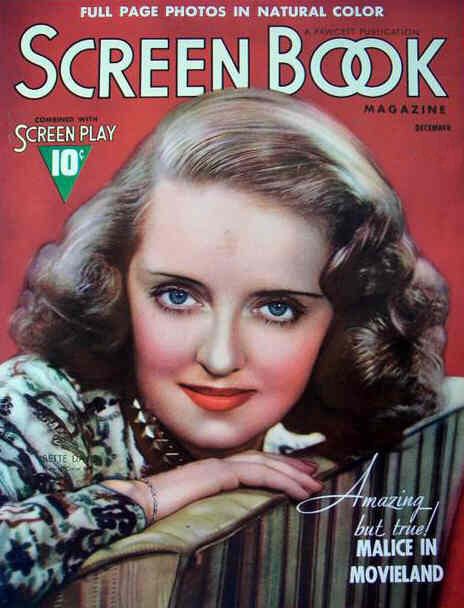SCREEN BOOK magazine cover December 1937