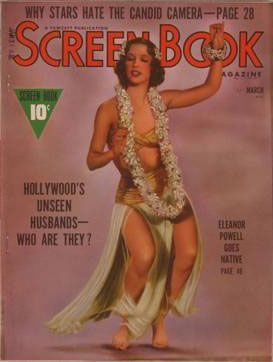 SCREEN BOOK magazine cover March 1939
