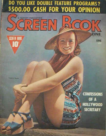 SCREEN BOOK magazine cover June 1939