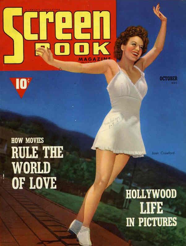 SCREEN BOOK magazine side cover October 1939