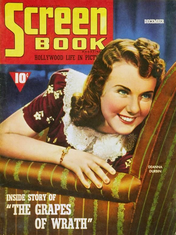 SCREEN BOOK magazine cover December 1939