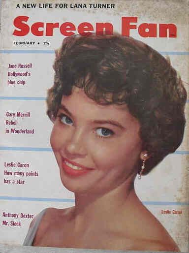 SCREEN FAN magazine cover  Vol 1 # 3 February 1953