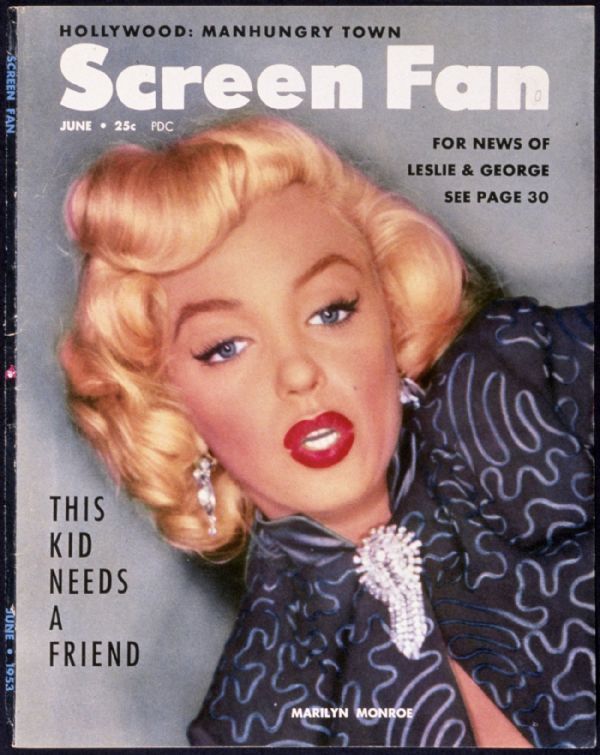 SCREEN FAN magazine cover  Vol 1 # 6 June 1953