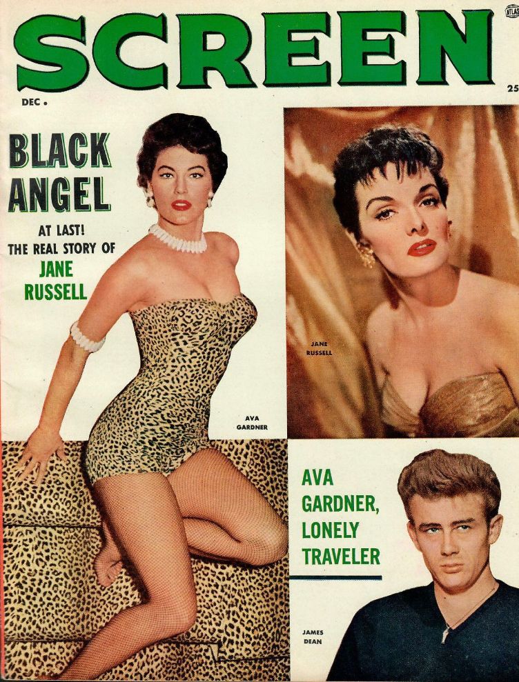 SCREEN (50s-60s) magazine cover  December 1955