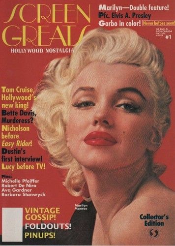 SCREEN GREATS Starlog magazine cover Issue 1 August 1990