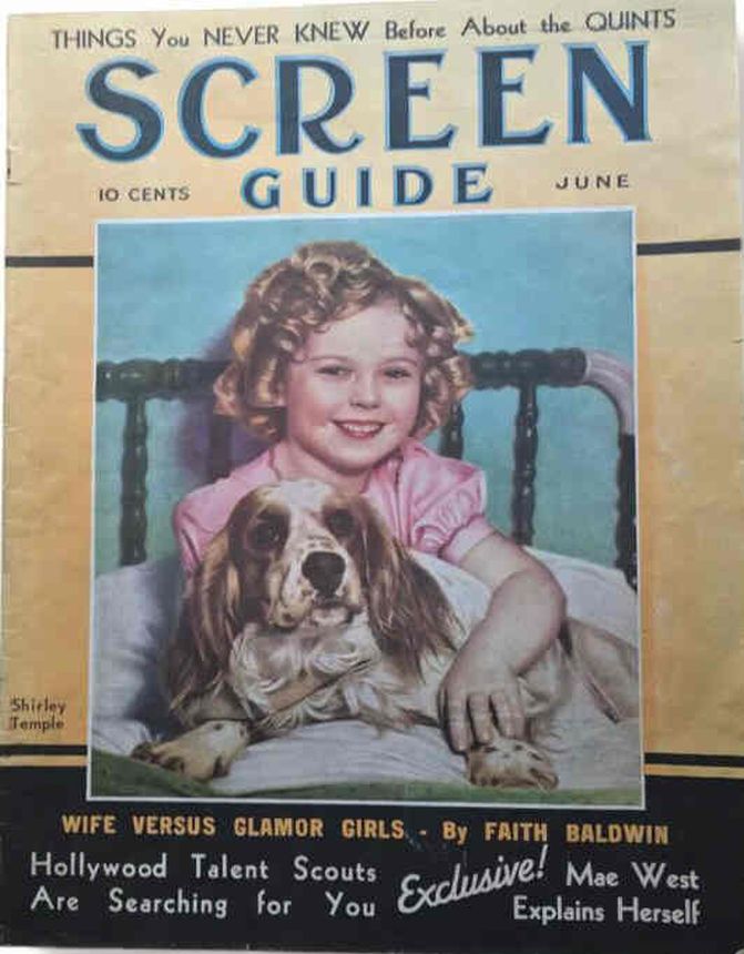 SCREEN GUIDE magazine cover June 1936