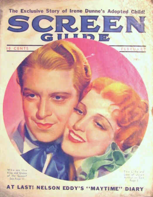 SCREEN GUIDE magazine cover February 1937