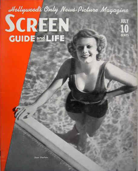SCREEN GUIDE magazine cover July 1937